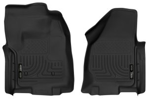 Ford F-350 Floor Liners - Front - Husky Liners - X-act Contour - Black - `12-`16 Ford F-350 Floor Liners - Front - Husky Liners - X-act Contour - Black - `12-`16